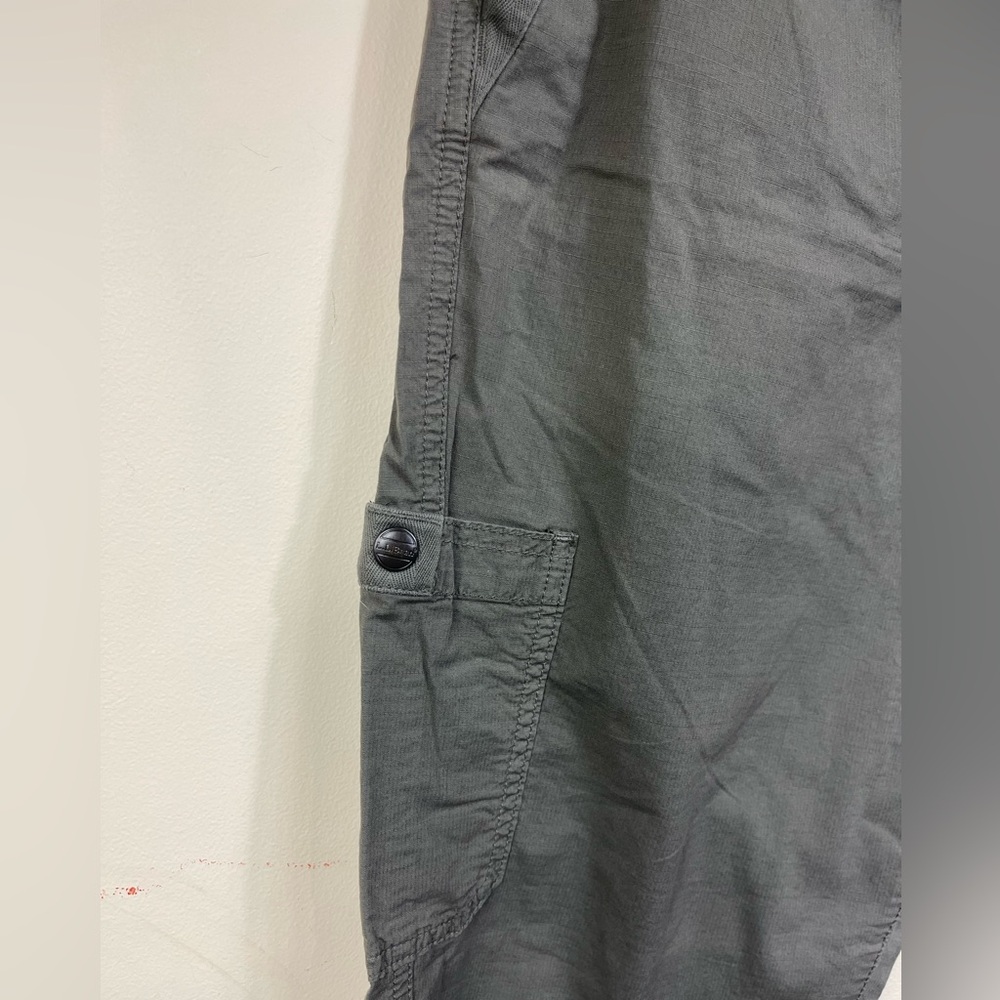 NWT L.L.Bean Women’s Dark Taupe Ripstop Pull-On Pants Slim Leg Size M Reg - Picture 5 of 8